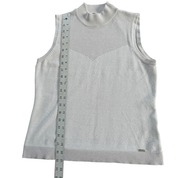 Tahari Sleeveless Knit Top - Picture 5 of 8